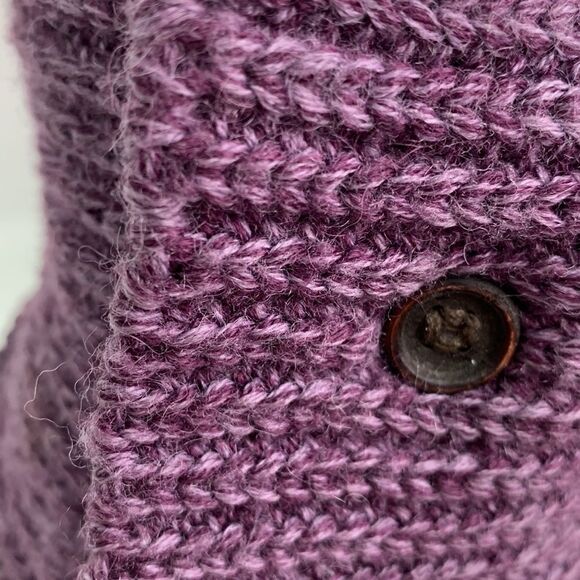 UGG Australia purple Sweater knit button boots size 5 - Picture 11 of 16